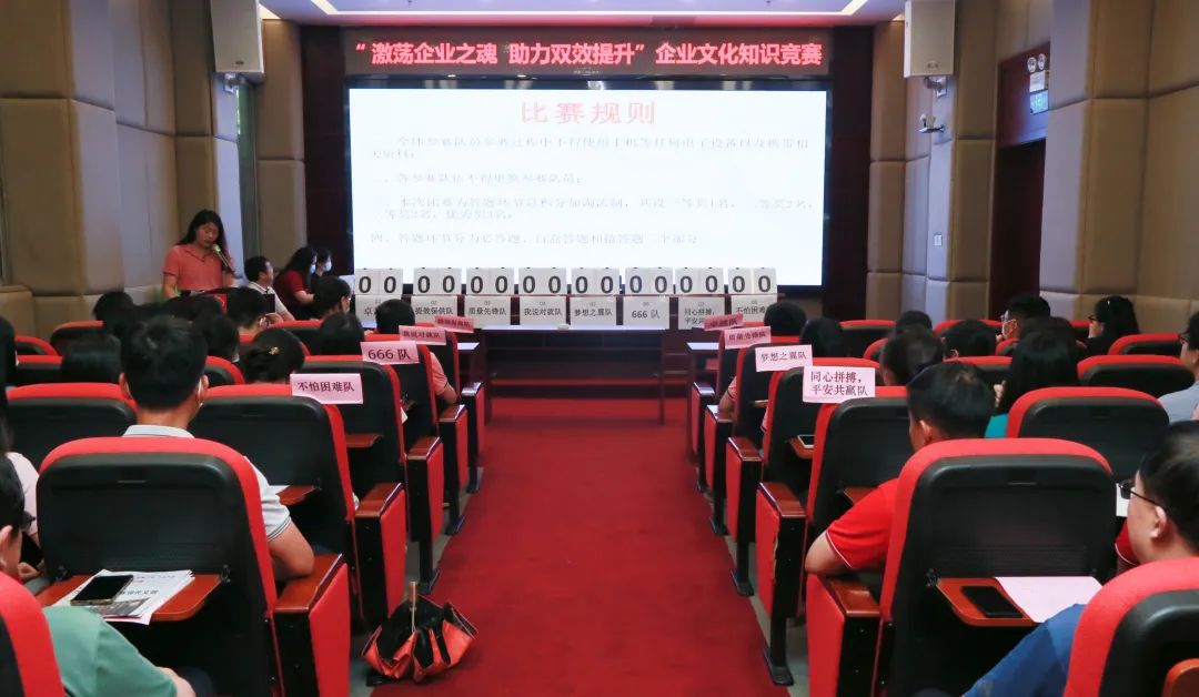 激荡企业之魂 助力双效提升——白云山6008集团官方网站公司乐成举行企业文化知识竞赛